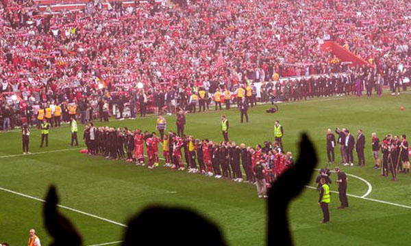 Liverpool thrash Tottenham 5-1 to clinch Premier League title with four games remaining