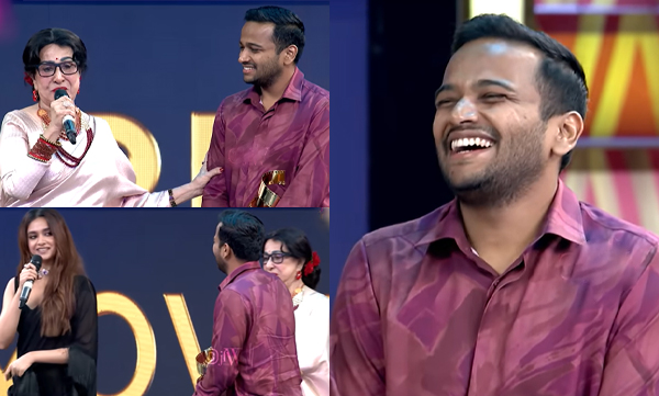 Actress Sheela and Keerthy Suresh praises basil on stage