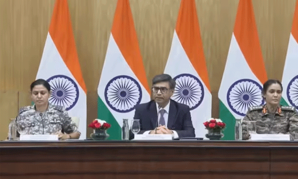 'India is committed to maintaining peace only if the Pakistani army exercises restraint'; Press conference explaining further steps