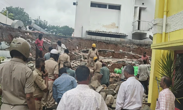 bengaluru-woman-killed-after-wall-collapses-at-workplace-after-heavy-rainfall
