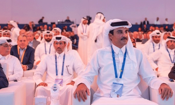The 5th Qatar Economic Forum was inaugurated by the Emir Sheikh Tamim bin Hamad Al Thani.