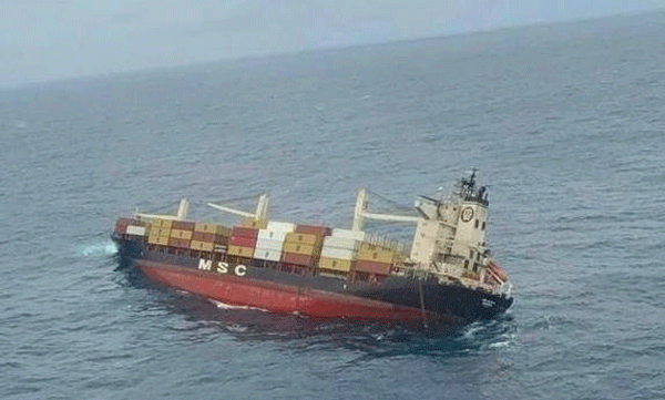 Relief in the Arabian Sea; The ship in danger has been rescued, rescue operations will continue