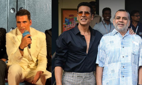 Akshay Kumar reacts to Paresh Rawal’s exit from Hera Pheri 3