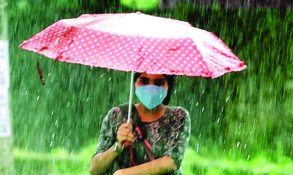 Widespread rain is likely in Kerala for the next seven days
