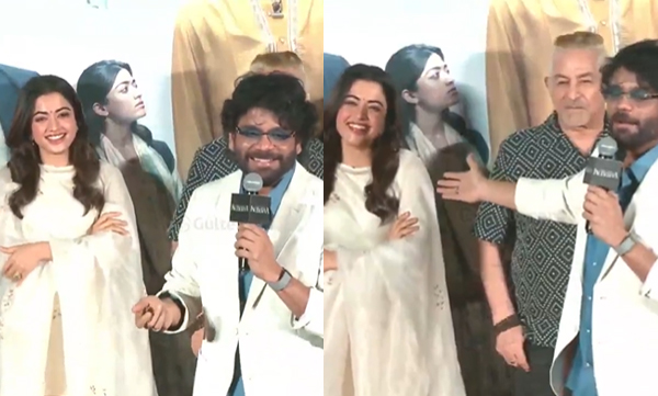 Nagarjuna Praises rashmika on kubera movie promotion