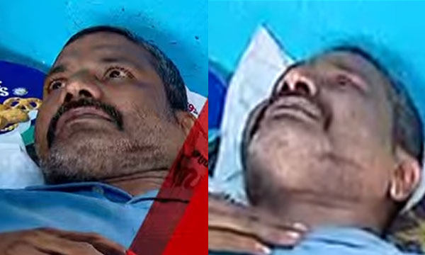 The bedridden patient was left under the bridge and the relatives crossed