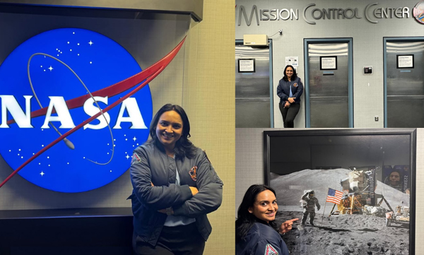 Lena shares pictures from NASA space centre 