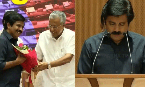 aryadan-shoukath-takes-oath-as-nilambur-mla.