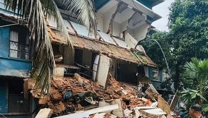 Veena George's Cremation Congress Protest; Kollam road blocked