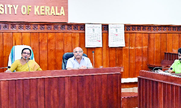 V.C. attended the adjourned meeting; Jo in Kerala University. Action against the Registrar is possible