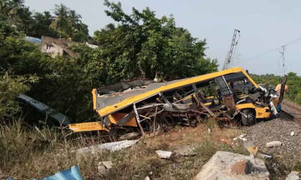 2 Students Dead, Many Injured As School Van Hit By Train In Tamil Nadu