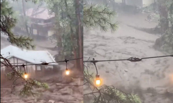 Lightning strikes in New Mexico; The Ruidoso River rose 20 feet and the house was washed away