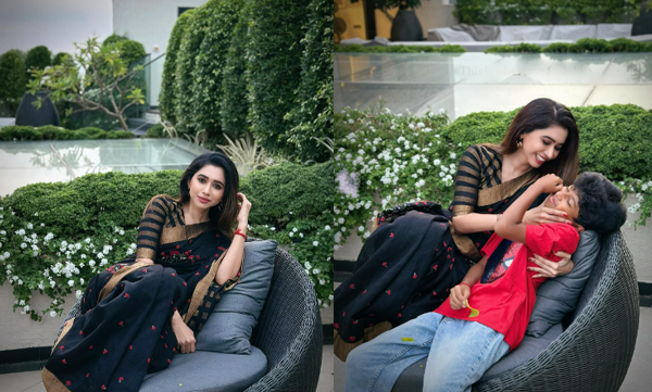 Aarti Ravi shares adorable picture with family time in sunset