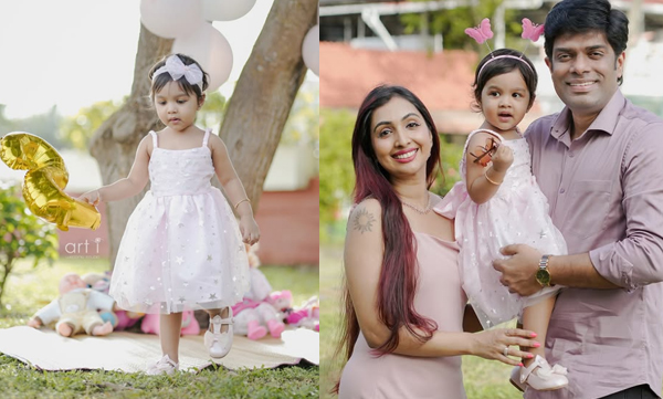 uttara-unni-daughter-dheemahi-2nd-birthday