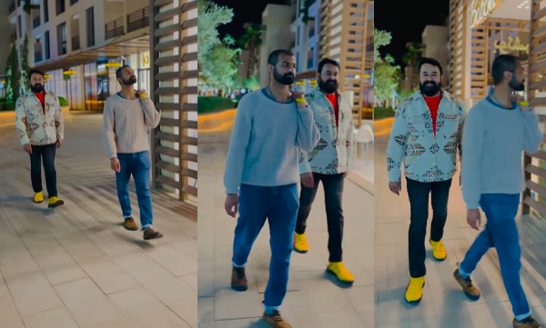 Mohanlal and pranav mohanlal video goes viral