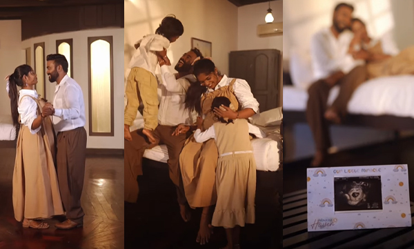 Appani Sharath and wife waiting for their third baby, cute video trending