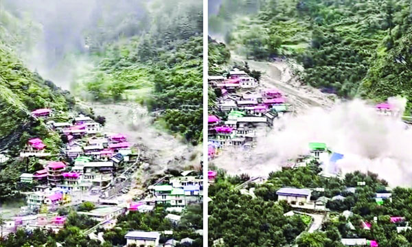 28 Malayalees trapped in cloudburst; Those who went to Gangotri are reportedly isolated