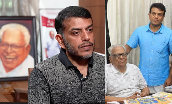 V A Arunkumar emotionally remembers VS achuthanathan