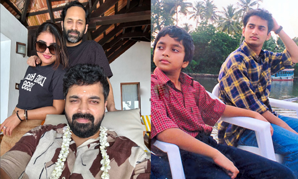 Farhaan Faasil shares birthday wish for fahad faasil along with throwback picture