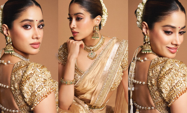 Janhvi Kapoor who always slays grace and charm in traditional look