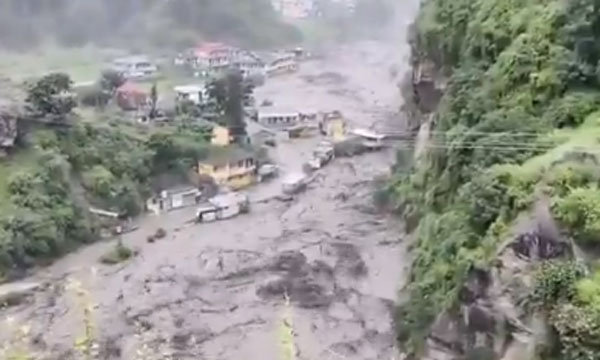 Flash floods and cloudburst cause widespread damage in Himachal Pradesh; Army rescues four people