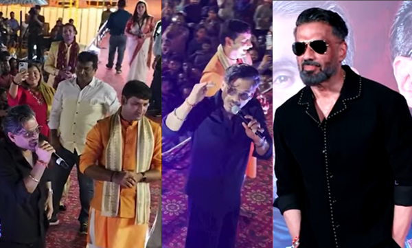 Suniel shetty angry on mimicry artist video viral from event