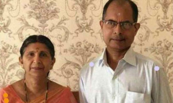 The couple died on the day their son and family arrived from abroad