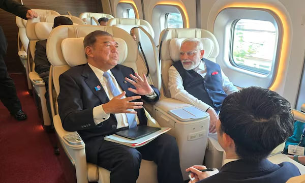PM Modi's Bullet Train Ride With Japanese Counterpart