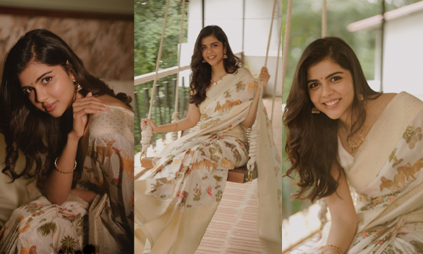 Kalyani Priyadarshan shares beautiful images with happiness
