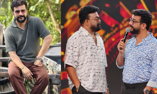 Ramesh Pisharody shares a picture with Kalabhavan Shajon