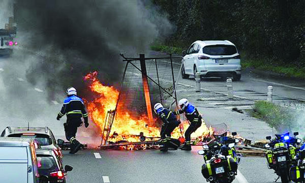 Riots in France too, 200 people arrested