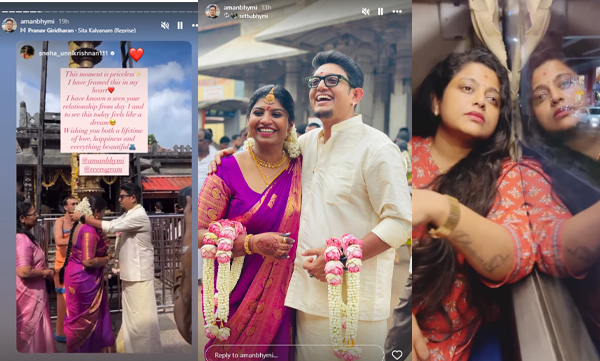 RJ Aman Bhymi married his girlfriend reeba roy