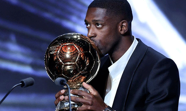Ousmane Dembele wins Ballon d'Or; Barca's Bonmati female player