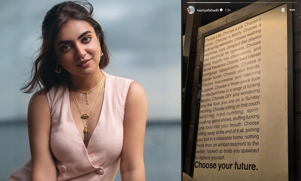 Nazriya Fahad shares quotes on future makes fans think 