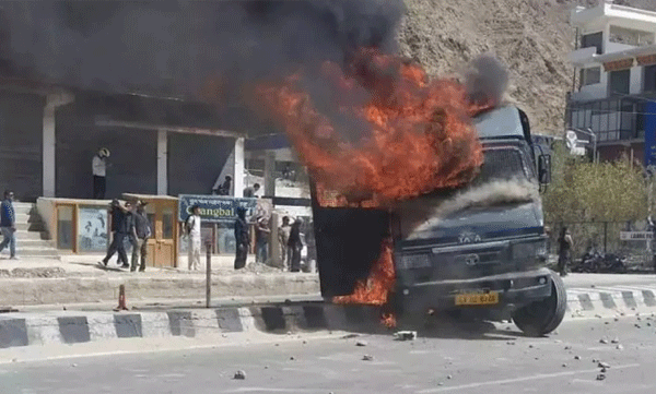 ladakh-statehood-protest-violence-intensify-bjp-office-fire