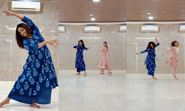Nadiya Moidu shares garba dance on the vibes of navarathri
