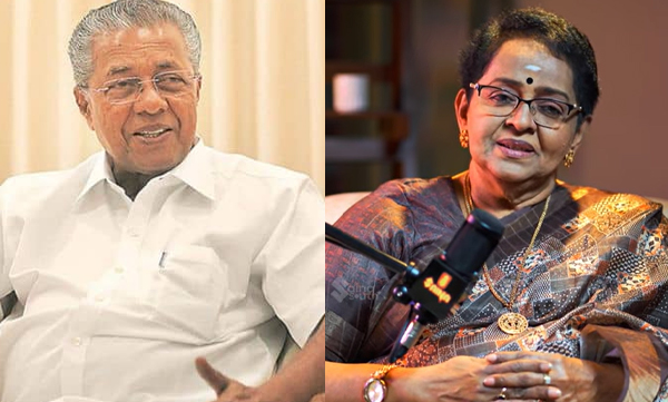 Mallika Sukumaran on chief minister pinarayi vijayan 