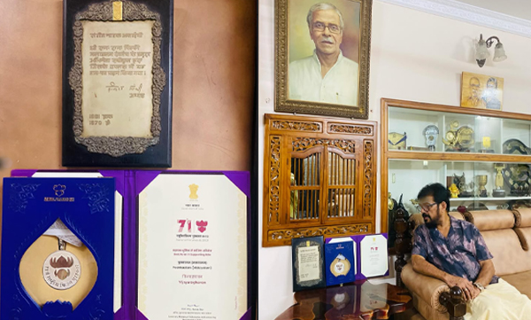 Vijayaraghavan shares joy of getting national award with a heartwarming post