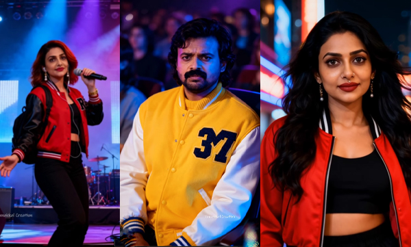 Rimy tomy and kunchakko boban as chandra and sunny, AI video viral