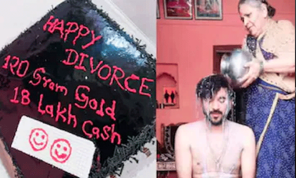 divorced-man-bathe-in-milk-to-purify-him-celebrates-by-cutting-cake