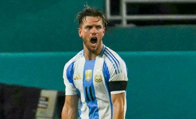 Argentina wins by one goal against Venezuela; Messi did not play, complete dominance
