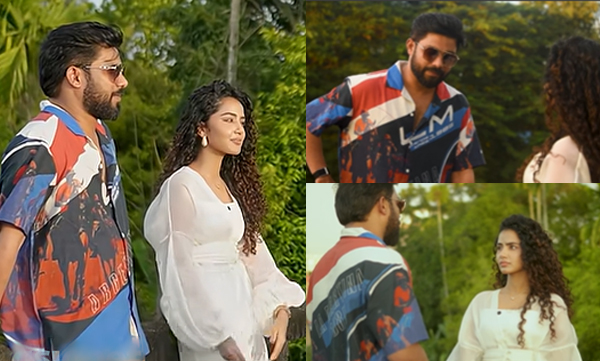 Sharafudheen and anupama recreate scene from premam movie