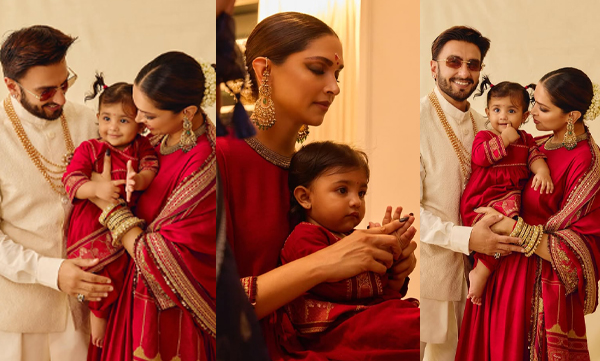 Deepika Padukone and Ranveer Singh introduce daughter Dua to the world on Deepavali