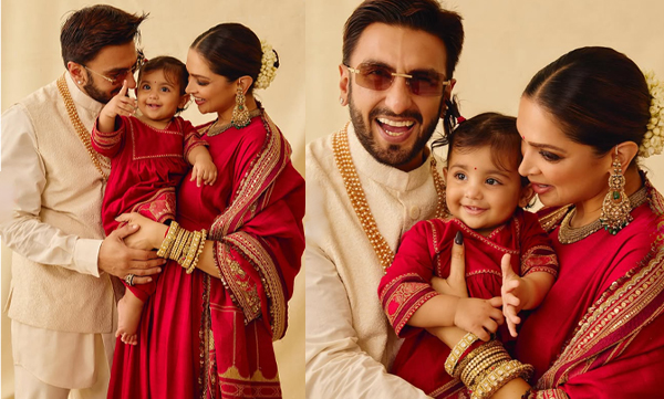 Deepika Padukone and Ranveer Singh introduce daughter Dua to the world on Deepavali