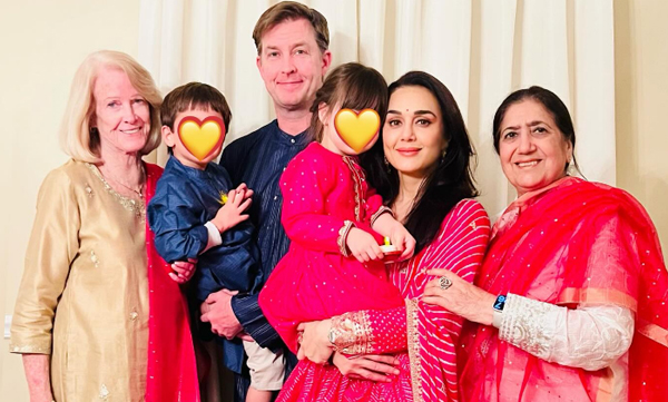 preity-zinta-gives-glimpse-of-simple-diwali-with-family