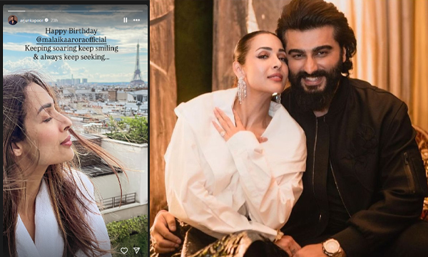 Arjun Kapoor's birthday wish for ex-girlfriend Malaika Arora is all about 'smiling, seeking, soaring