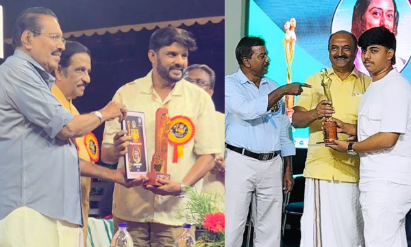 Kalabhavan Navas's son shares the award receiving picture of kalabhavan navas 
