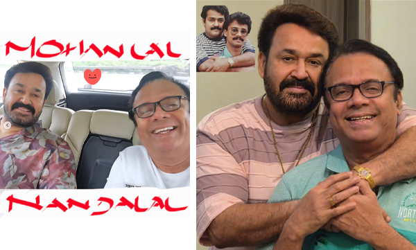 Nandalal shares picture with mohanlal