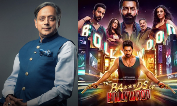 Shashi Tharoor calls Aryan Khan’s The Ba***ds Of Bollywood “absolute OTT GOLD”; tells Shah Rukh Khan  