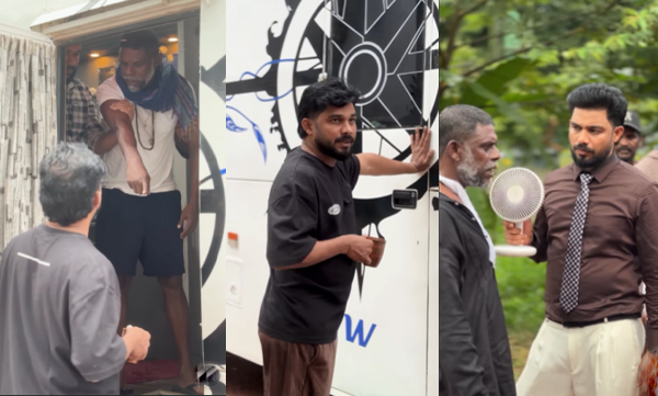 Sharafudheen shares cute prank video from the pet detective location